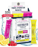 Key Nutrients Electrolytes Hydration Packets - Refreshing Lemonade & Raspberry Variety Pack - Travel Hydration Powder - No Sugar, No Calories, Gluten Free - Powder and Packets (20 Servings)