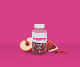 Troomy Shine: Natural Beauty Gummies - Biotin + Collagen + Tremella Mushroom - White Peach Pomegranate Flavor - 60 Count