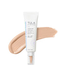 TULA Skin Care Radiant Skin Brightening Serum Skin Tint SPF-Facial Sunscreen Provides Broad Spectrum SPF 30 Protection, Tinted, Serum-Light Formula Brightens and Evens Skin-Shade 05, 1.0 fl oz.