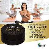 Sayan Pure Shilajit Resin 40 g 265 Servings / 2 Months Supply Highly Potent Organic Fulvic Acid Supplement Supports Immune System, Memory and Focus Energy Booster, Detox, Antioxidant