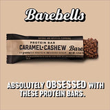 Barebells Protein Bars Caramel Cashew - 12 Count, Pack of 2 - Protein Snacks with 20g of High Protein - Chocolate Protein Bar with 1g of Total Sugars - Perfect on The Go Protein Snack & Breakfast Bars