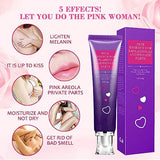 Yanfider Pink Lips & Nipple Cream, Intimate Pink Privates Parts Pink Cream Pinkish Repair Gel Moisturizing Cream