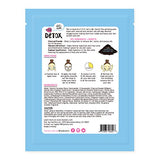 FACETORY Let's Talk, Detox Purifying Sheet Mask with Charcoal and Volcanic Ash - For All Skin Types - Detoxifying, Soothing, and Purifying (Pack of 10)