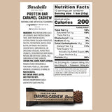 Barebells Protein Bars Caramel Cashew - 12 Count, 1.9oz Bars with 20g of High Protein - Chocolate Protein Bar with 1g of Total Sugars - Perfect on The Go Protein Snack & Breakfast Bar