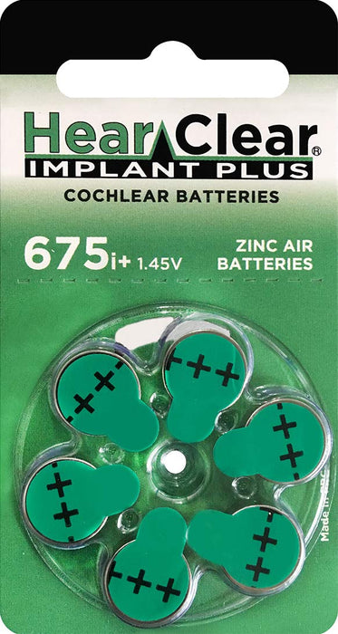 Hear Clear Size 675P PR44SP Cochlear Implant Hearing Aid Batteries (300 Batteries)