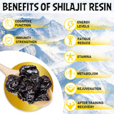 Shilajit Pure Himalayan Organic Maximum Potency Shilajit Resin Authentic Gold Grade Rich in 85+ Trace Minerals with Fulvic Acid Shilajit Supplement for Energy&Immune Support,30 Grams（1 Pack）