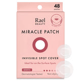 Rael Pimple Patches, Miracle Invisible Spot Cover - Hydrocolloid Acne Pimple Patch for Face, Blemishes, Zits Absorbing Patch, Breakouts Spot Treatment for Skin Care, Facial Sticker, 2 Sizes (48 Count)