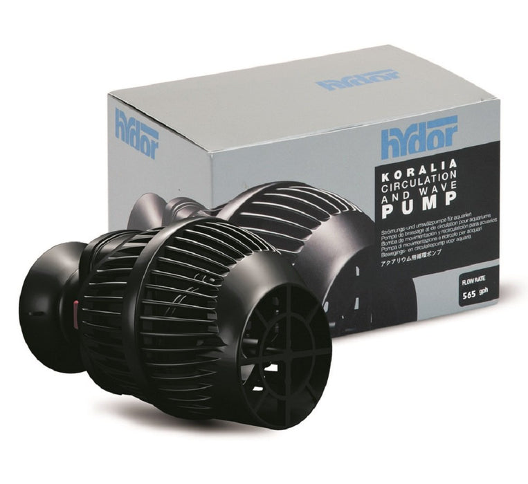 Hydor Koralia Nano Aquarium Circulation Pump, Includes Built-In Cable Protector, 565 GPH, Measures 2.4-Inches & is Ideal for Fresh or Salt Water Use