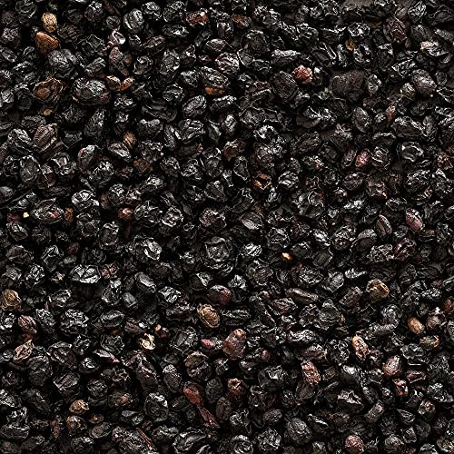 Frontier Co-op Organic Dried Elderberries - Pack of 2 - European Whole - Kosher & Non-GMO - For Making Tea, Syrup, Gummies - Sambucus nigra L.