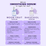 HERBIVORE Bakuchiol Retinol Alternative Moon Fruit Face Serum EXTRA STRENGTH – 1% Bakuchiol + Peptides, Smooths Skin, Reduces Fine Lines & Wrinkles, Plant-based, Vegan, Cruelty-free, 30mL / 1 oz