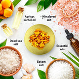 Mother's Day Organic Bath Bombs Gift Set for Women - All Natural with Bath Dead Sea, Epsom and Himalayan Salts, Apricot Oil - Best Gift Idea for Her, Mom, Wife, Mother, Grandma, Girlfriend, Sisters