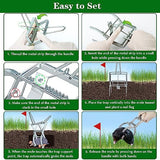 4 Pack Mole Traps That Kill Best, Mole Trap Easy to Set, Galvanized Steel Scissor Mole Traps for Lawns, Reusable Quick Capture Gopher Vole Traps Outdoor Use