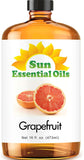 Sun Essential Oils 16oz - Grapefruit Essential Oil - 16 Fluid Ounces