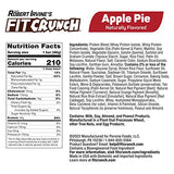 FITCRUNCH Snack Size Protein Bars, Designed by Robert Irvine, World’s Only 6-Layer Baked Bar, Just 3g of Sugar & Soft Cake Core (Apple Pie)