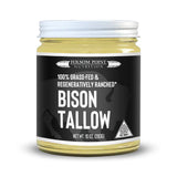 100% Grass-Fed and Finished Bison Tallow | Regeneratively Ranched, Rendered, and Packaged in the USA with Integrity