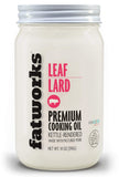 Fatworks, Pasture Raised Leaf Lard, a.k.a. "Baker's Lard", Artisanally Rendered, for Traditional & Gourmet Baking, Sauteeing, Frying, WHOLE30 APPROVED, KETO, PALEO,14 oz.