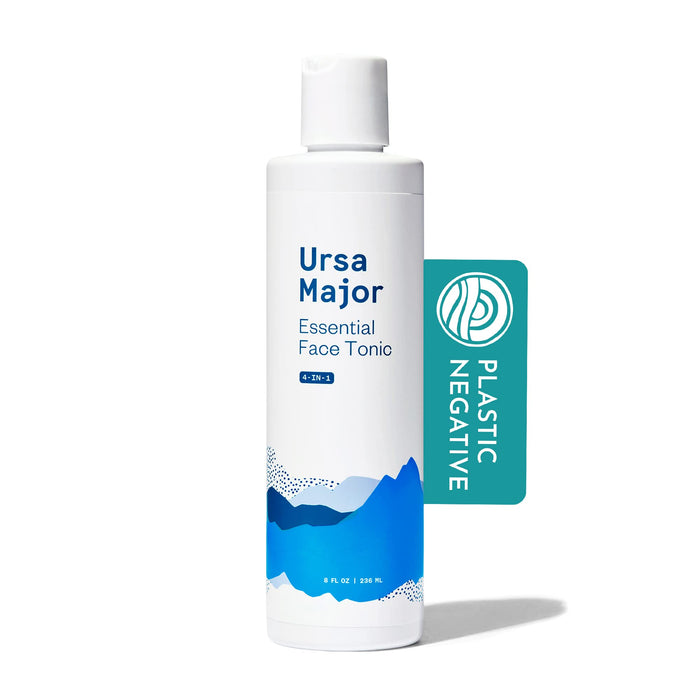 Ursa Major Essential Face Tonic | 4-in-1 Natural Toner to Cleanse, Exfoliate, Soothe and Hydrate | 8 Ounces