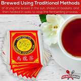 Authentic Restaurant-Grade Oolong Tea Bags 600 Pk. Premium Chinese Tea Sachets for Hot or Iced Caffeinated Drinks. Individually Packed Semi-Fermented Drink for Detox, Health Diet, Energy 38.4 Oz.