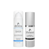 Vibriance Dynamic Duo Skincare Bundle | Super C Vitamin C Serum & Retinol Serum Skincare Set | Age-Defying Day & Nighttime Power