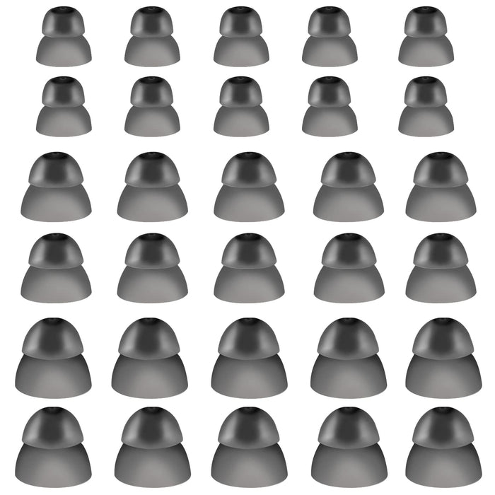 30 Pcs Silicone Hearing Aid Domes Hearing Aid Ear Domes Hearing Aid Power Domes Ear Tips for Resound Sure Fit Style RIC RITE and Open Fit BTE Hearing Amplifier(Large, Medium, Small)