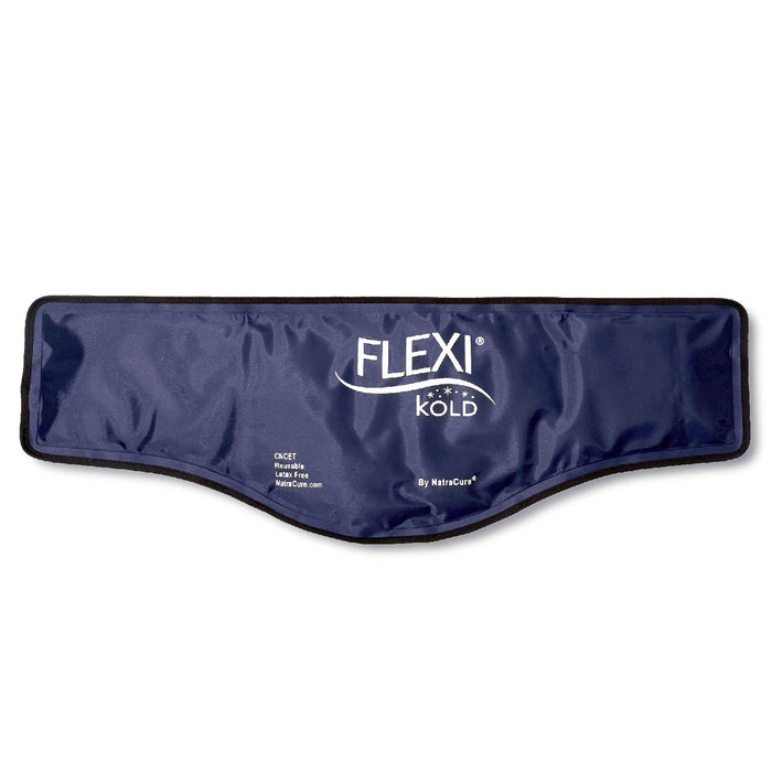 FlexiKold Gel Neck Ice Pack (23" X 8" X 5") - Reusable Cold Pack Compress (Therapy for Pain, Injuries of Neck, Lower Back, Shoulder, wrap Around Knee, Foot, Thigh, Elbow) - A6301-COLD