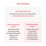SKINFOOD Peach Sake Pore Serum - Pore Minimizer & Sebum Control - Skin Smoothing Facial Serum for Oily Skin - Pore Refining Serum & Pore Tightening - Acne Reducer & Minimizing Serum - 55ml (1.85 oz)