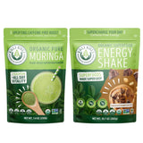 Kuli Kuli Moringa Oleifera Organic Leaf Powder & Green Smoothie, 100% Pure USDA Certified & Non-GMO Moringa Powder, Great with Smoothies, Tea, and Food, Combo Pack