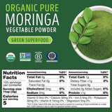 Kuli Kuli Moringa Oleifera Organic Leaf Powder & Green Smoothie, 100% Pure USDA Certified & Non-GMO Moringa Powder, Great with Smoothies, Tea, and Food, 4 Pack