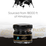 Vedapure Purest Himalayan Shilajit Resin 100% Pure Shilajit with Fulvic Acid & 85+ Trace Minerals Complex for Energy & Immune Support, 15 Grams