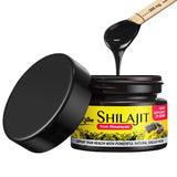 Shilajit Pure Himalayan Organic：Pure Shilajit Resin for Men and Women-Himalayan Shilajit-Golden Level Shilajit-600mg Organic Shilajit Resin with 85+ Trace Minerals for Immune Support Energy 30g