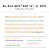 d'Alba Italian Truffle Double Serum All-in-One Multi Balm, Vegan Skincare, 3-in-1 Treatment for Wrinkle Improvement, Eye Treatment Stick Balm