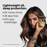 L'Oreal Professionnel Metal Detox Leave-In Hair Oil | Heat Protectant | Detoxifies, Strengthens & Prolongs Hair Color | For Dry, Damaged Hair | Anti-Frizz | Adds Shine | 1.69 Fl. Oz