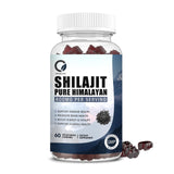 Pure Himalayan Organic Shilajit Gummies - 800 mg Natural Organic Shilajit Resin with 85+ Trace Minerals, Fulvic Acid & Phytonutrients - for Energy, Immune Support - 60 Gummies, 1 Month Supply