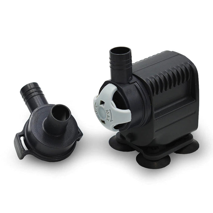 SICCE Syncra Silent NANO Multifunction 110 GPH Submersible Water Pump | Italian Made 2.8W Ultra Quiet Durable Aquarium Fish Tank, Fountain, Pond, Hydroponics, Terrarium Black | Freshwater & Saltwater