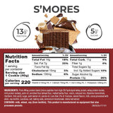 Power Crunch Protein Wafer Bars, High Protein Snacks with Delicious Taste, S'Mores, 1.4 Ounce (12 Count)