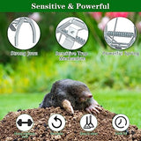 4 Pack Mole Traps That Kill Best, Mole Trap Easy to Set, Galvanized Steel Scissor Mole Traps for Lawns, Reusable Quick Capture Gopher Vole Traps Outdoor Use