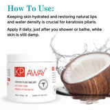 KPAWAY Keratosis Pilaris Treatment Lipid Repair Emollient, Baby Friendly, Strawberry Legs Treatment, Keratosis Pilaris Lotion 16oz