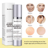 SkinRevive Super C Serum for Women over 70, Fast-Absorbing Vitamin C Serum Hydrates, Firms, Lifts Skin - Suitable for Mature Skin, Targets Age Marks, Wrinkles and Smoothes Skin Texture 1.69 fl oz