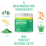 Further Food Premium Matcha Green Tea Powder USDA Organic Japanese Matcha Powder, Natural Energy + Focus + Boost Immune System, Antioxidant Plant-Based Detox Superfood (30 Servings)