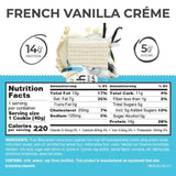 Power Crunch Protein Wafer Bars, High Protein Snacks with Delicious Taste, French Vanilla Creme, 1.4 Ounce (12 Count)