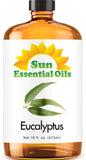 Sun Essential Oils 16oz - Eucalyptus Essential Oil - 16 Fluid Ounces