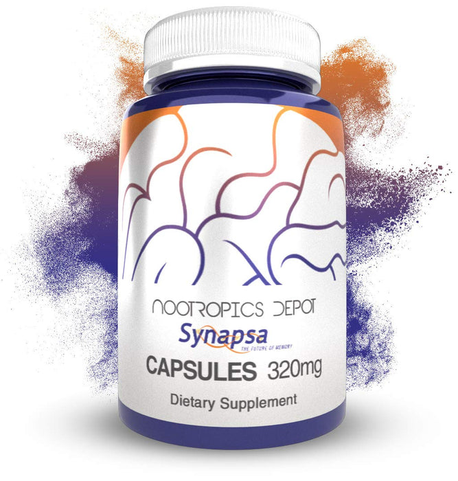 Synapsa Bacopa Monnieri Capsules | 320mg | 60 Count | Whole Plant Extract | Ayurveda Supplement | Adaptogen Herb | Clinically Proven to Enhance Learning, Memory and Mental Performance