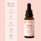Plant Therapy Rose with Bakuchiol Facial Serum 1 oz with Rose Extract, Rosehip Seed Oil, and Carrot Seed Oil, Reduces the Appearance of Fine Lines & Wrinkles