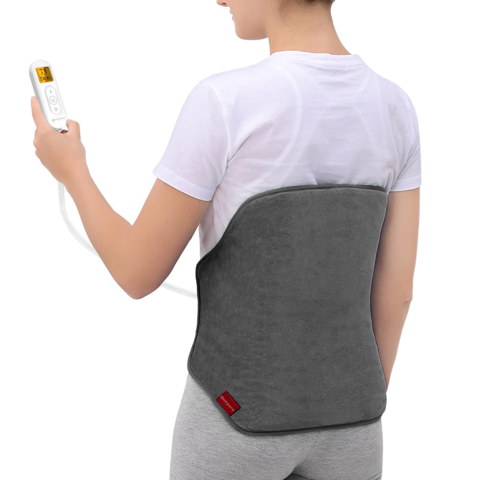 Upgraded Heating Pad for Back Pain Relief, Comfytemp XL Electric Heated Wrap for Cramps with Strap, FSA HSA Eligible, 9 Heat Levels, 11 Auto-Off, Backlight, Low Back, Waist, Lumbar, Sciatica 15"x 24"