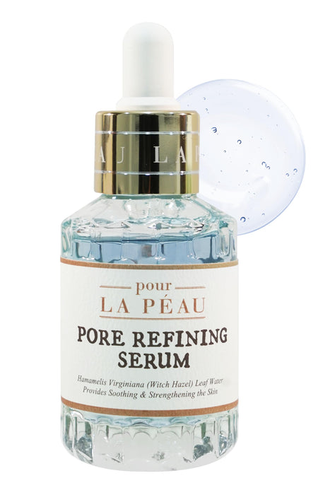 POUR LA PEAU Pore Refining Serum | Pore Minimizing Serum for Face | Organic Face Moisturizer Pore Tightening Serum | Hydrating Face Serum Pore Minimizer Korean Skin Care Products (1.01 Fl. Oz)