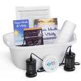 Ionic Foot Cleanse Ion Detox Foot Bath Machine. Foot Spa Bath for Home Use. Free Regain Health & Vitality Booklet & Brochure!