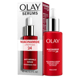 Olay Niacinamide + Peptide 24 Anti-Wrinkle Serum, Fragrance-Free, 1.3oz FL