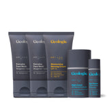 Men's Everyday Skincare Set - Simple, Powerful Ingredients That Get Results - Anti-Aging, Acne, Cleanse, Hydrate - 90 Day Routine with Face Wash, Morning Cream, Night Cream & Eye Cream - by Geologie