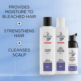 Nioxin System Kits, Cleanse, Condition, and Treat the Scalp for Thicker and Stronger Hair 3 Month Supply + Sebastian Professional No.Breaker, Hair Bonding & Breakage Treatment Leave-In Spray