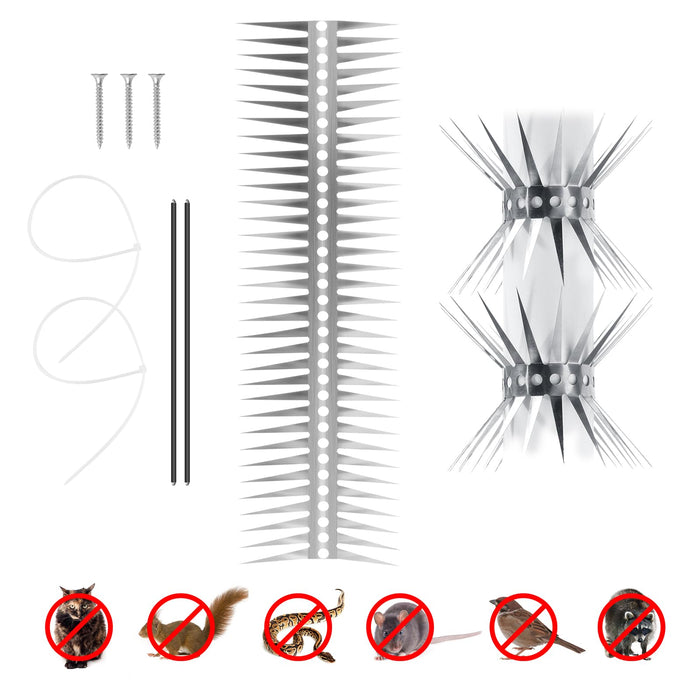 YXYBST Bird Spikes for Outside Keep Your Property Safe from Unwanted Birds with Our Outdoor 20inch